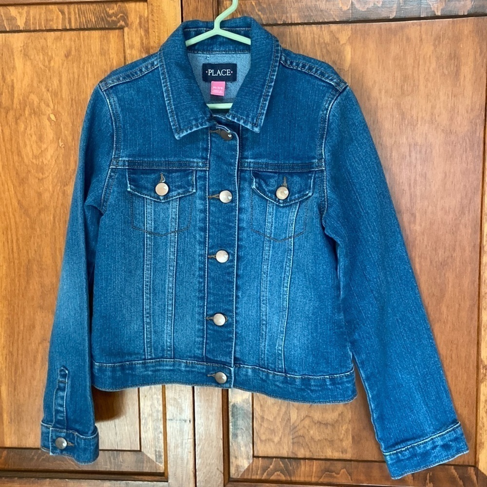 Place Girls Denim Jacket Size M (7-8)